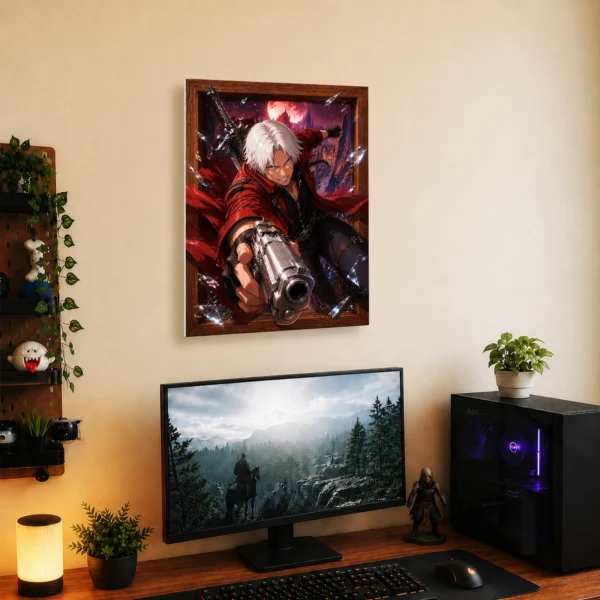 Video Game Metal Poster Wall Decor - DMC Dante - Image 5