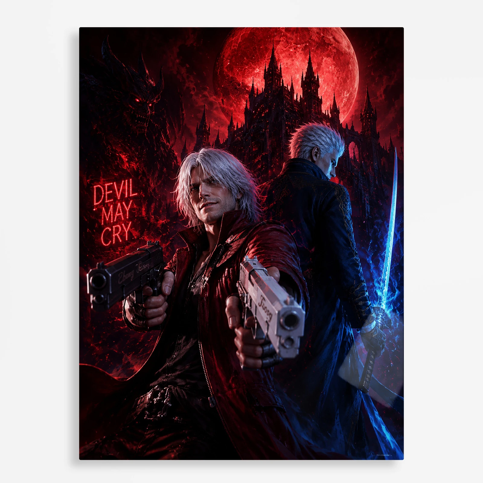 video game metal poster (52) s1 Video Game Metal Poster Wall Decor - DMC - A - Image 1