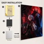 Video Game Metal Poster Wall Decor - DMC - A - Image 2