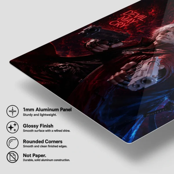 Video Game Metal Poster Wall Decor - DMC - A - Image 6