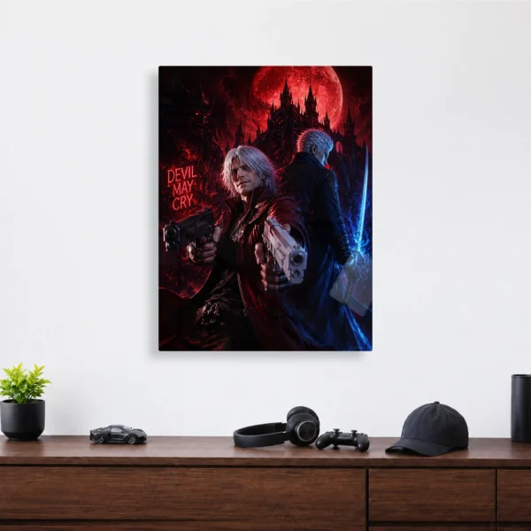 Video Game Metal Poster Wall Decor - DMC - A - Image 4