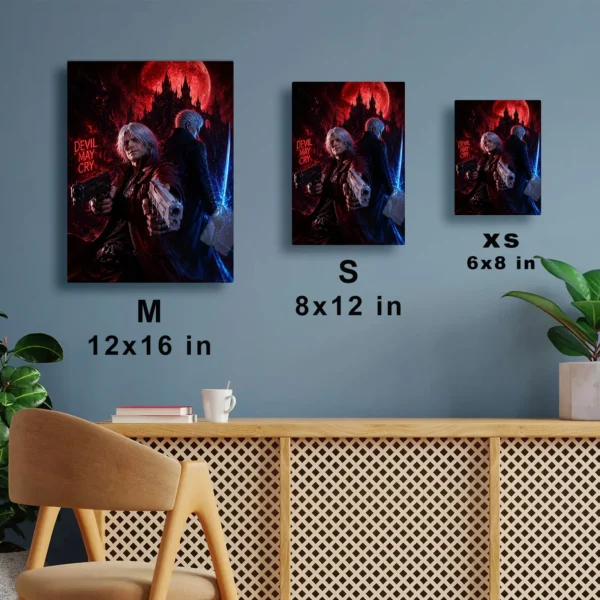 Video Game Metal Poster Wall Decor - DMC - A - Image 7