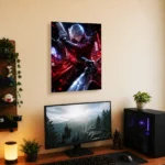Video Game Metal Poster Wall Decor - DMC Nero - Image 5