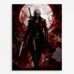 Video Game Metal Poster Wall Decor - DMC Dante - A