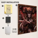 Video Game Metal Poster Wall Decor - Dark Realm Lilith - Image 2