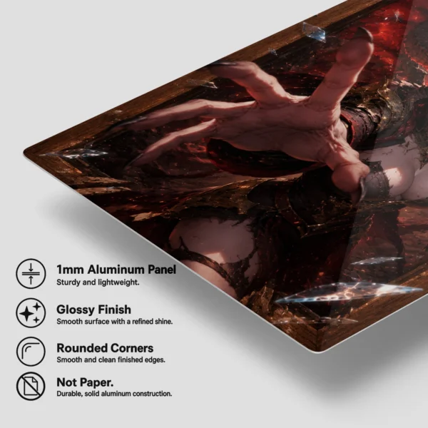 Video Game Metal Poster Wall Decor - Dark Realm Lilith - Image 6