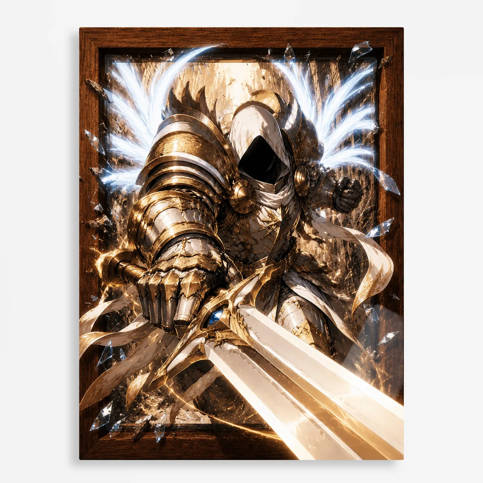 video game metal poster (56) s1 Video Game Metal Poster Wall Decor - Dark Realm Inarius - Image 1