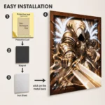 Video Game Metal Poster Wall Decor - Dark Realm Inarius - Image 2