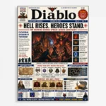 Video Game Metal Poster Wall Decor - Dark Realm