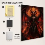 Video Game Metal Poster Wall Decor - Dark Realm Lilith - A - Image 2
