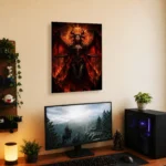 Video Game Metal Poster Wall Decor - Dark Realm Lilith - A - Image 5