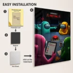 Video Game Metal Poster Wall Decor - AU - E - Image 2