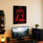 Video Game Metal Poster Wall Decor - Dark Realm Diablo - A - Image 5