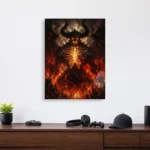 Video Game Metal Poster Wall Decor - Dark Realm Diablo - B - Image 4