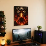 Video Game Metal Poster Wall Decor - Dark Realm Diablo - B - Image 5