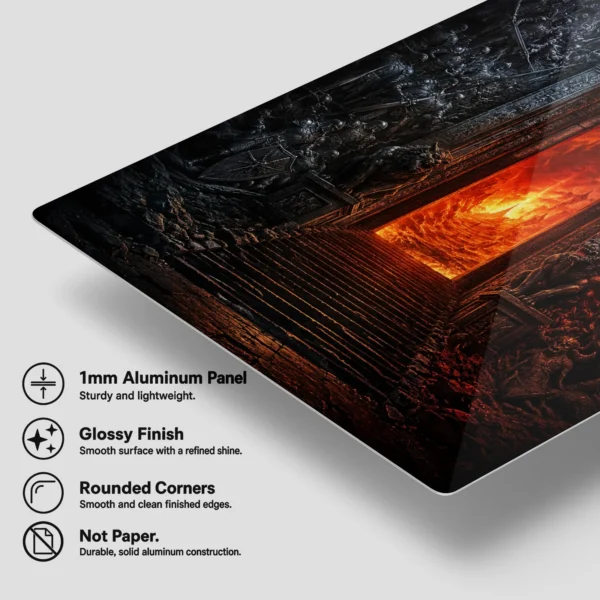 Video Game Metal Poster Wall Decor - Dark Realm - A - Image 6