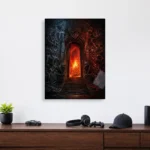 Video Game Metal Poster Wall Decor - Dark Realm - A - Image 4