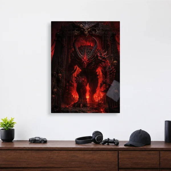 Video Game Metal Poster Wall Decor - Dark Realm Diablo - C - Image 4