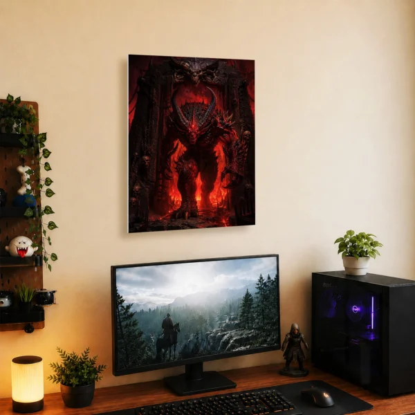 Video Game Metal Poster Wall Decor - Dark Realm Diablo - C - Image 5