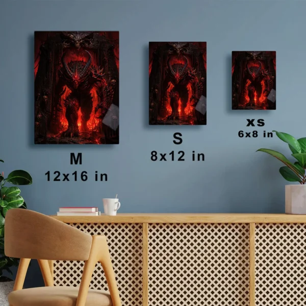 Video Game Metal Poster Wall Decor - Dark Realm Diablo - C - Image 7