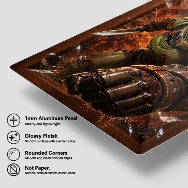 Video Game Metal Poster Wall Decor - Doom - Image 6