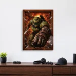 Video Game Metal Poster Wall Decor - Doom - Image 4