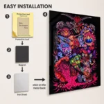 Video Game Metal Poster Wall Decor - Doom - A - Image 2