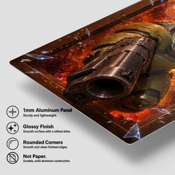 Video Game Metal Poster Wall Decor - Doom - A - Image 6