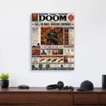 Video Game Metal Poster Wall Decor - Doom - C - Image 4