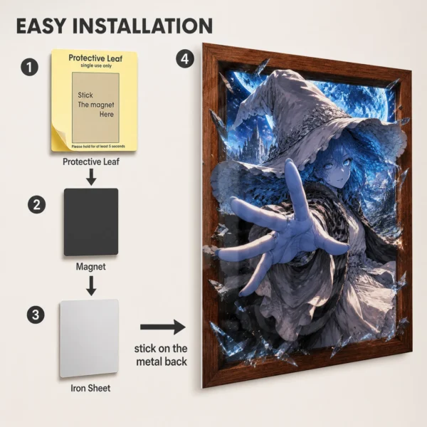 Video Game Metal Poster Wall Decor - ER Ranni - Image 2