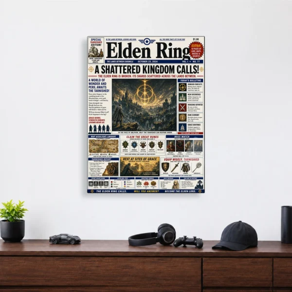 Video Game Metal Poster Wall Decor - ER - Image 4