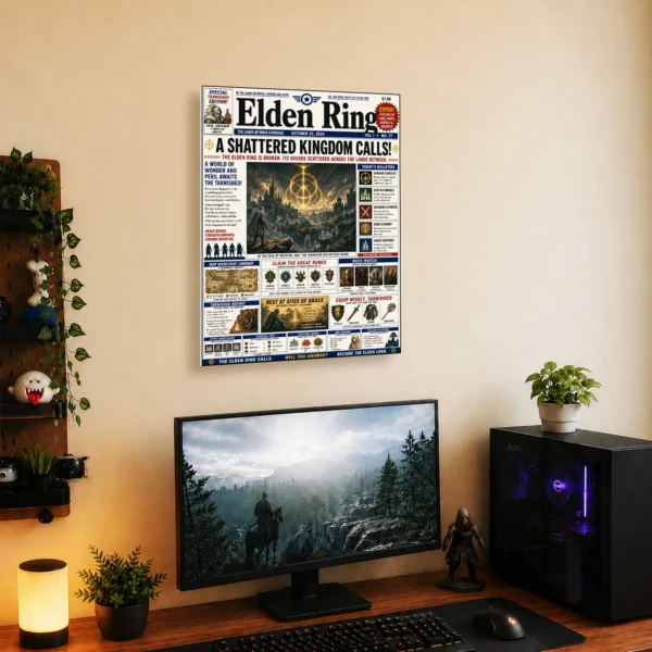 Video Game Metal Poster Wall Decor - ER - Image 5