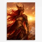 Video Game Metal Poster Wall Decor - ER Malenia - A