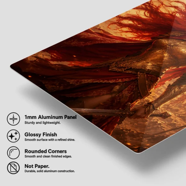 Video Game Metal Poster Wall Decor - ER Malenia - A - Image 6
