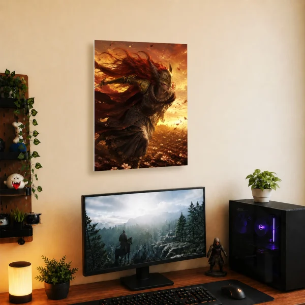 Video Game Metal Poster Wall Decor - ER Starscourge Radahn - Image 5