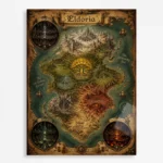 Video Game Metal Poster Wall Decor - ER - B