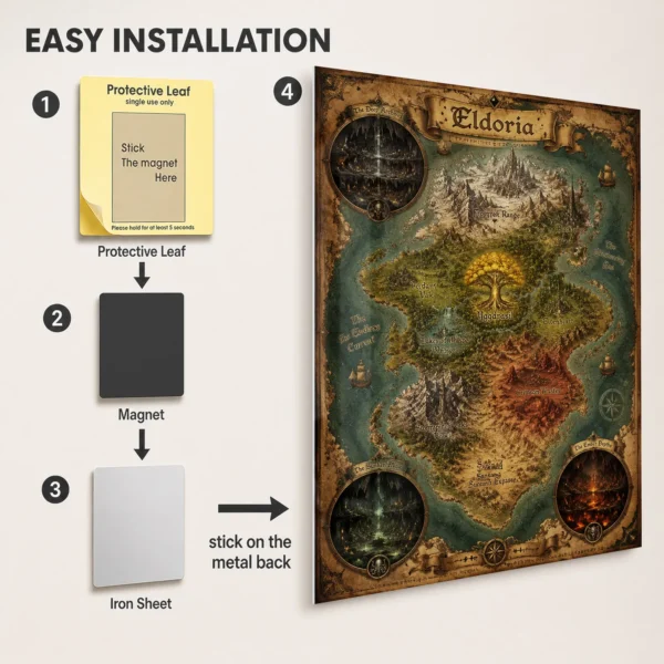 Video Game Metal Poster Wall Decor - ER - B - Image 2