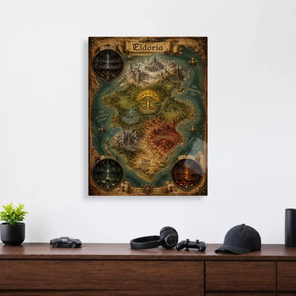 Video Game Metal Poster Wall Decor - ER - B - Image 4