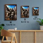 Video Game Metal Poster Wall Decor - Wasteland Power Armor - Image 7