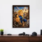 Video Game Metal Poster Wall Decor - Wasteland Vault Boy - Image 4