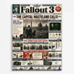 Video Game Metal Poster Wall Decor - Wasteland 3