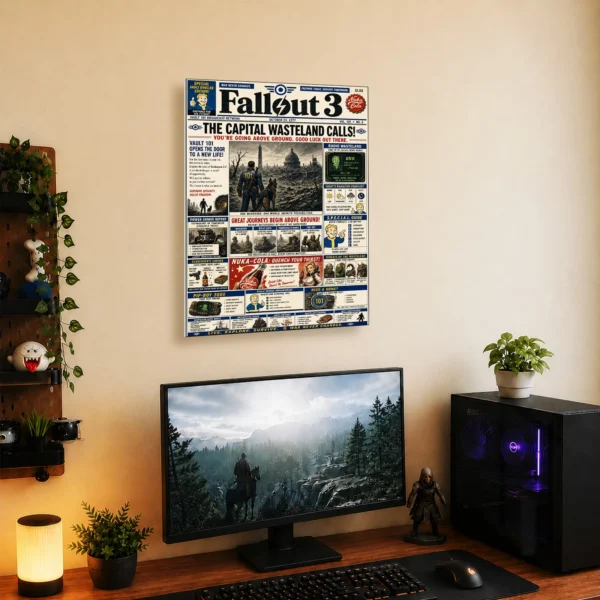Video Game Metal Poster Wall Decor - Wasteland 3 - Image 5