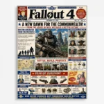 Video Game Metal Poster Wall Decor - Wasteland 4