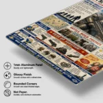 Video Game Metal Poster Wall Decor - Wasteland 4 - Image 6