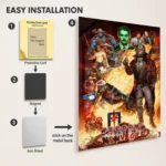Video Game Metal Poster Wall Decor - Wasteland New Vegas - Image 2