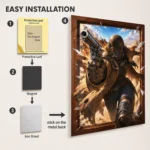 Video Game Metal Poster Wall Decor - Wasteland New Vegas NCR Ranger - A - Image 2
