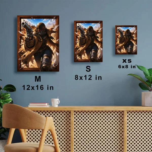 Video Game Metal Poster Wall Decor - Wasteland New Vegas NCR Ranger - A - Image 7