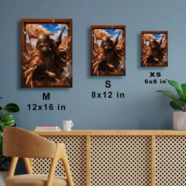 Video Game Metal Poster Wall Decor - Wasteland New Vegas NCR Ranger - B - Image 7