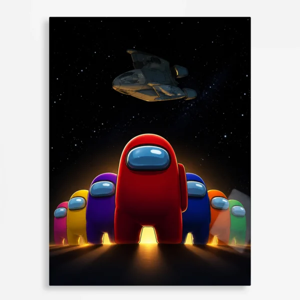 Video Game Metal Poster Wall Decor - AU - H - Image 1