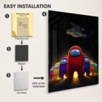Video Game Metal Poster Wall Decor - AU - H - Image 2